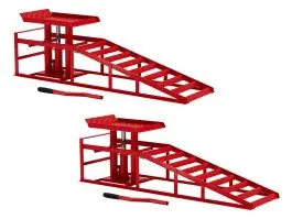 Werkthor set van 2 Hydraulische levellers - Red