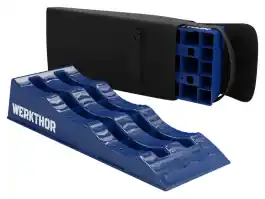 Werkthor 4000 kg camper oprijblokken met transporttas - Blue