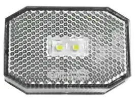 Tip-it 12 volt aspock flexipoint witte Led markeringslamp