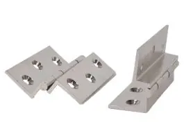 Obelink haakse scharnieren - chroom