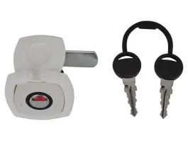 Obelink slot met afdekklep - White