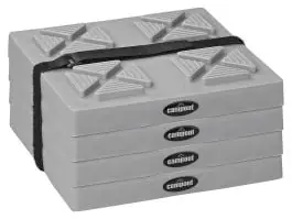 Campout Caravan onderlegplaten - 21 x 21 x 3,3 cm