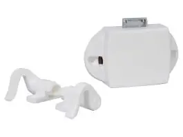 Obelink spanjolet drukknopslot met sluithaken - White