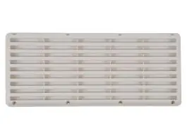 Ventilatierooster voorzien van gaas