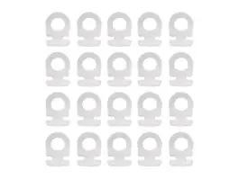 Obelink Neta gordijnrunners white - 20 stuks