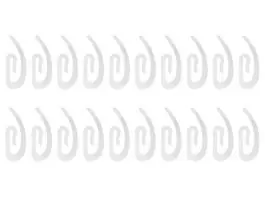 Obelink PE gordijnhaakjes (20 stuks) - white