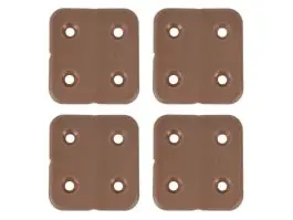 Obelink kunststoffen scharnieren - Brown