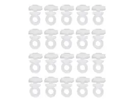 Obelink stopper met schroefdraad (20 stuks) - white