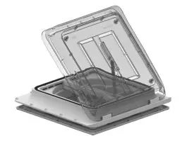 Fiamma Turbo Vent dakluik - transparant