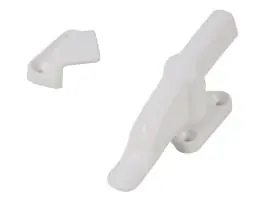 Tweedelige lange deurwervel - white