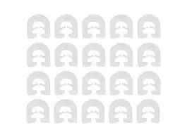 Obelink platte gordijnrunners - 20 stuks