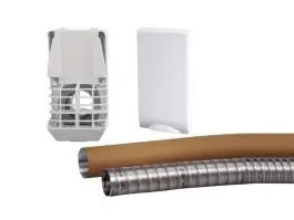 Truma S-2200 korte wandschoorsteenset