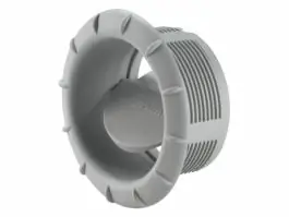 Truma EN agaatgrijs eindrooster met draaibare klep