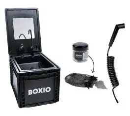 Boxio Wash Spoelbak met Douche - Black
