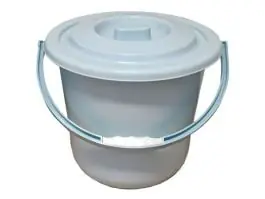 Toiletemmer met deksel - 6,5 liter