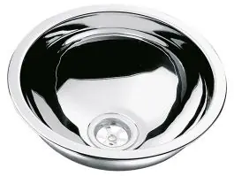 NavyLoad 30 cm ronde wasbak - silver