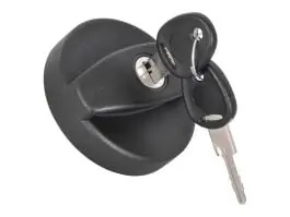 Obelink watervuldop met slot - black