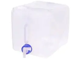 Vouwbare 10 liter watertank - transparant