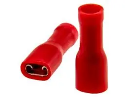 Vlakke stekkerhuls 4,8 x 0,5 mm - 10 stuks