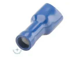 Vlakke stekkerhuls 6,3 x 0,8 mm - 10 stuks