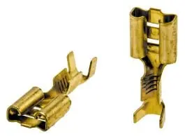 Vlakke stekkerhuls female niet ge?soleerd 6,3 mm