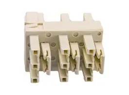 Wago Winsta Midi verdeelblok + montageplaat - white