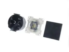 Drukvlakschakelaar Enkel 230V - Black