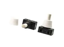 BBA 12V Drukschakelaar met wartel - black/white