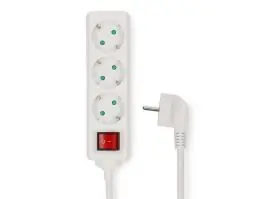 Nedis ESOC350F2WT 3-weg stekkerdoos - 5 meter