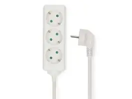 Nedis ESOC350F1WT 3-weg stekkerdoos - 5 meter