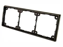 BBA 3 vaks stopcontact afstandsraam - grey