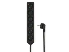 Nedis ESOC615F1BK 6-weg stekkerdoos - 1.5 meter