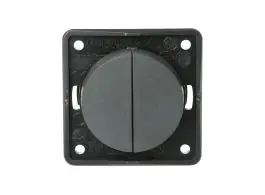 Berker integro tuimelschakelaar - anthracite