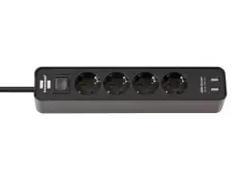 Brennenstuhl Ecolor stekkerdoos met USB