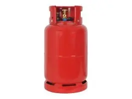Bad?? stalen LPG tank met knie koppeling - 27 liter