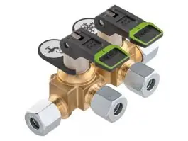 GOK SSV 8mm tweevoudig snelsluitkraan