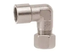 Gimeg staal knie - 3/8 inch binnen x 10/12 mm