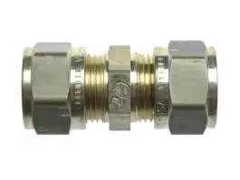 Gimeg rechte aansluiting - 6/8 x 6/8 mm