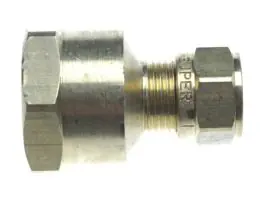Gimeg recht puntstuk - 1/4 inch binnendraad x 10 mm