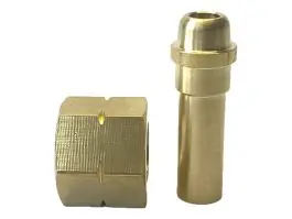 Obelink 1/4" links x gasleiding adapter