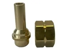 Obelink 3/8" links x gasleiding adapter