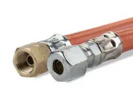 Gimeg 1 meter 1/4 inch links x 6/8 mm PVC gasslang