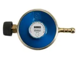 Gimeg Campingaz slangpilaar drukregelaar - 50 mbar