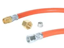 Obelink 1/4" links x 8 mm gasslang - 1 meter