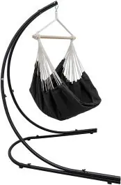 AMANKA XXL hangstoel met hangstoelframe - Black