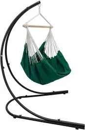 AMANKA XXL hangstoel met hangstoelframe - Dark Green