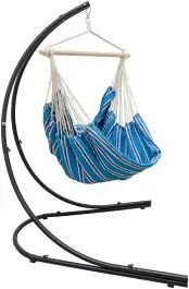 AMANKA XXL hangstoel met hangstoelframe - Blue