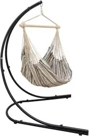 AMANKA XXL hangstoel met hangstoelframe - Sand