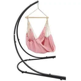 AMANKA XXL hangstoel met hangstoelframe - Light Pink