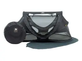 Deryan Peuter Luxe campingbedje - Black